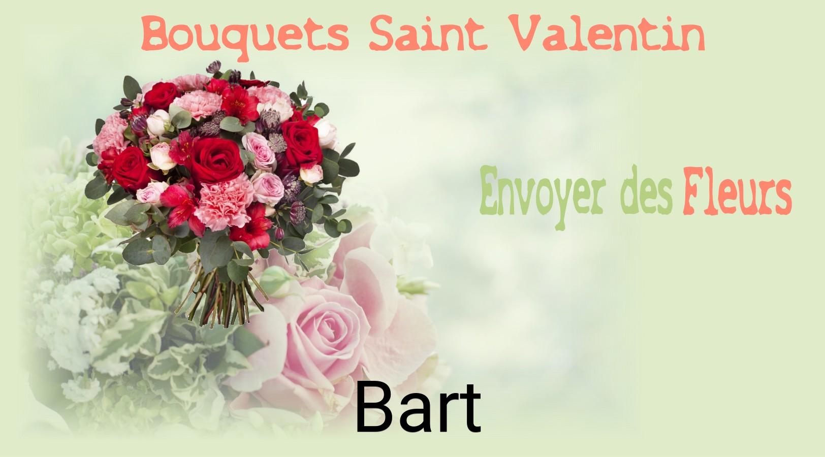 Roses de Saint-Valentin livrées à Bart